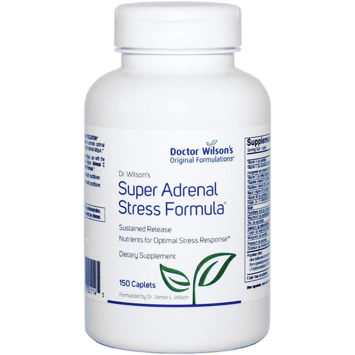 Doctor Wilson'S Original Formulations Super Adrenal Stress Formula 150 Caplets Adrenal, HPA Axis, Fatigue, and Energy Support