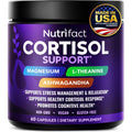 Cortisol Supplements for Women & Men – Cortisol Reducer with Ashwagandha, Magnesium, L-Theanine & Vitamin B Complex – Stress Relief, Vegan, Non-Gmo, Made in USA – 60 Capsules