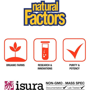 Natural Factors, Glucosamine Sulfate, Supports Healthy Joint Mobility, Cartilage and Connective Tissue, 180 Capsules