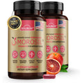 Morosil Clinically Tested C3G Supplement - Metabolism, Antioxidant, Wellness Support for Men & Women - 400Mg Moro Red Orange Extract - 60 Veggie Capsules - Non-Gmo, Gluten-Free, Vegan-Friendly