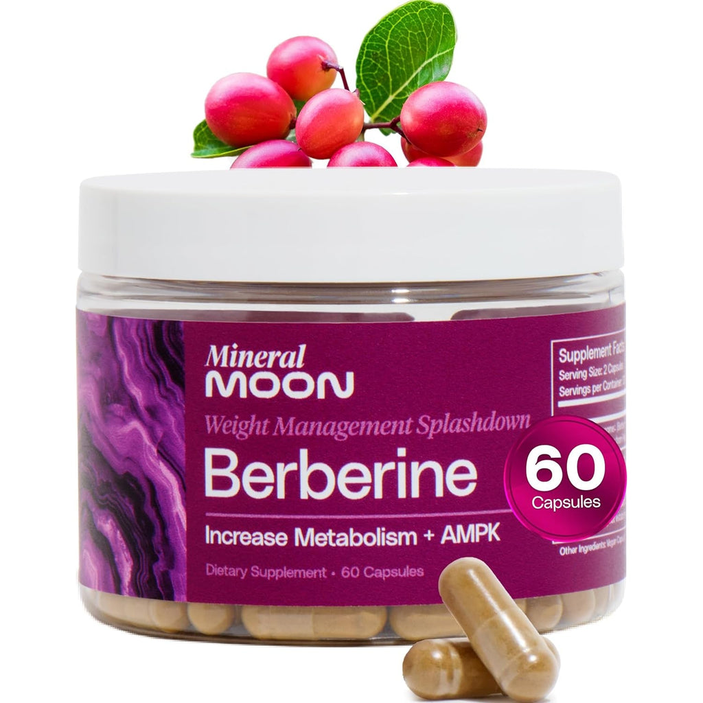 Premium Berberine Supplement Body Composition, 60 Capsules - with Cissus Quadrangularis & Berberine Phytosome - Supports Overall Wellness