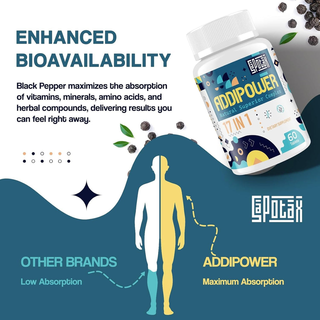 17-In-1 Brain Supplement for Memory and Focus | Nootropic Brain Supplement for Mental Clarity, Concentration, Alertness | Natural Nootropics with Herbal Extracts, Vitamins & Amino Acids (60 Tablets)