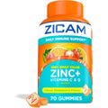 Zicam Daily Immune Support, Gummy Supplement, Zinc, Vitamin C and Vitamin D, Citrus Strawberry Flavor, 70 Count