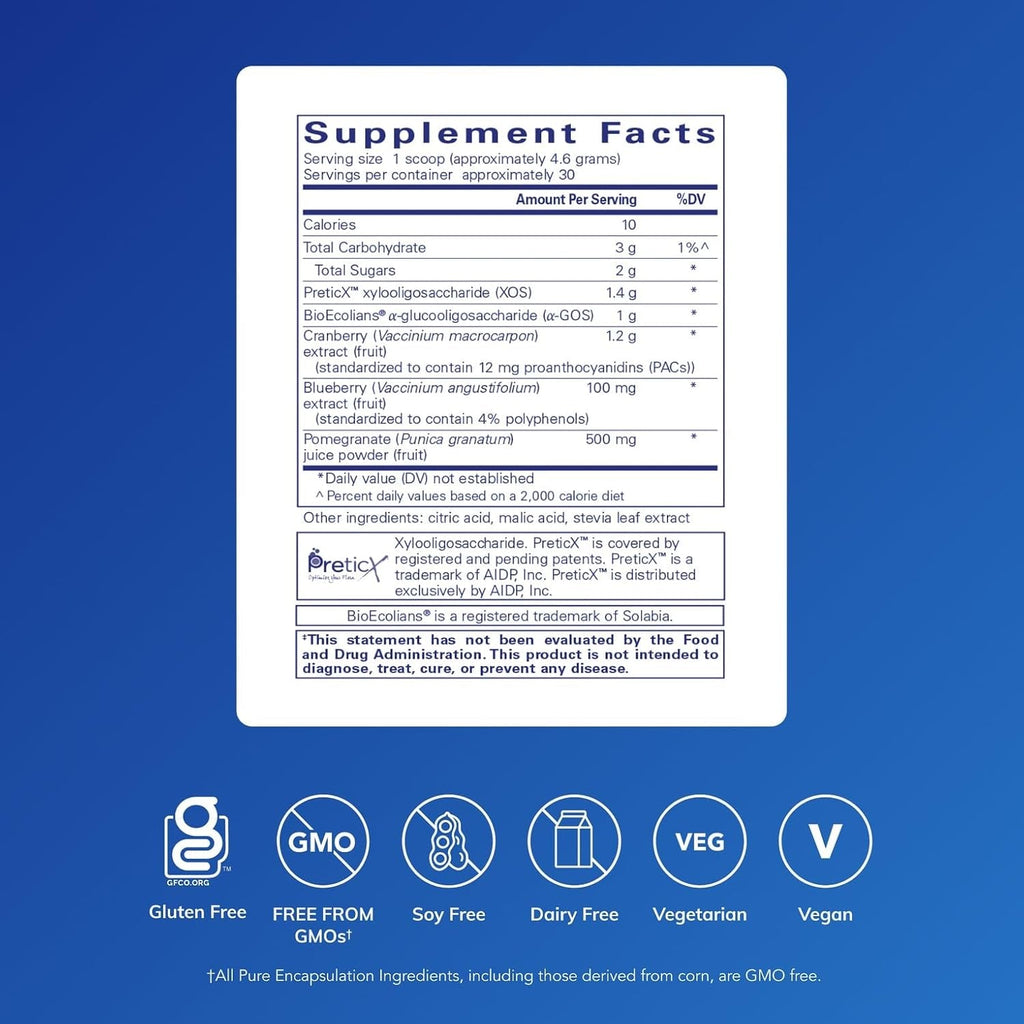 Pure Encapsulations Poly-Prebiotic Powder | Targets Akkermansia Muciniphila to Support GI Barrier Function | 4.9 Ounces
