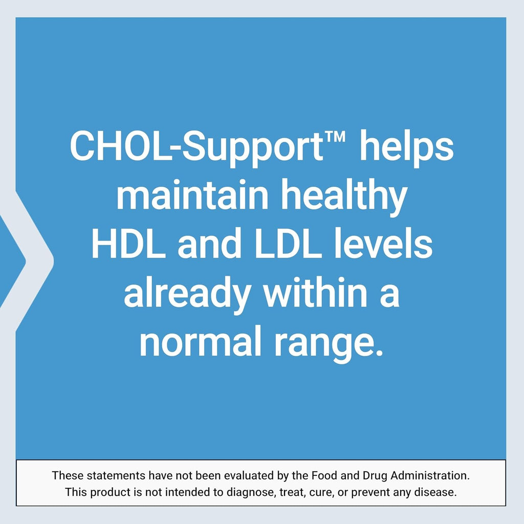 Life Extension Chol-Support™, Helps Maintain Already Healthy Cholesterol, Heart Health, Artichoke Leaf Extract, Vitamin B5 Pantethine, Gluten-Free, Non-Gmo, Vegetarian, 60 Capsules