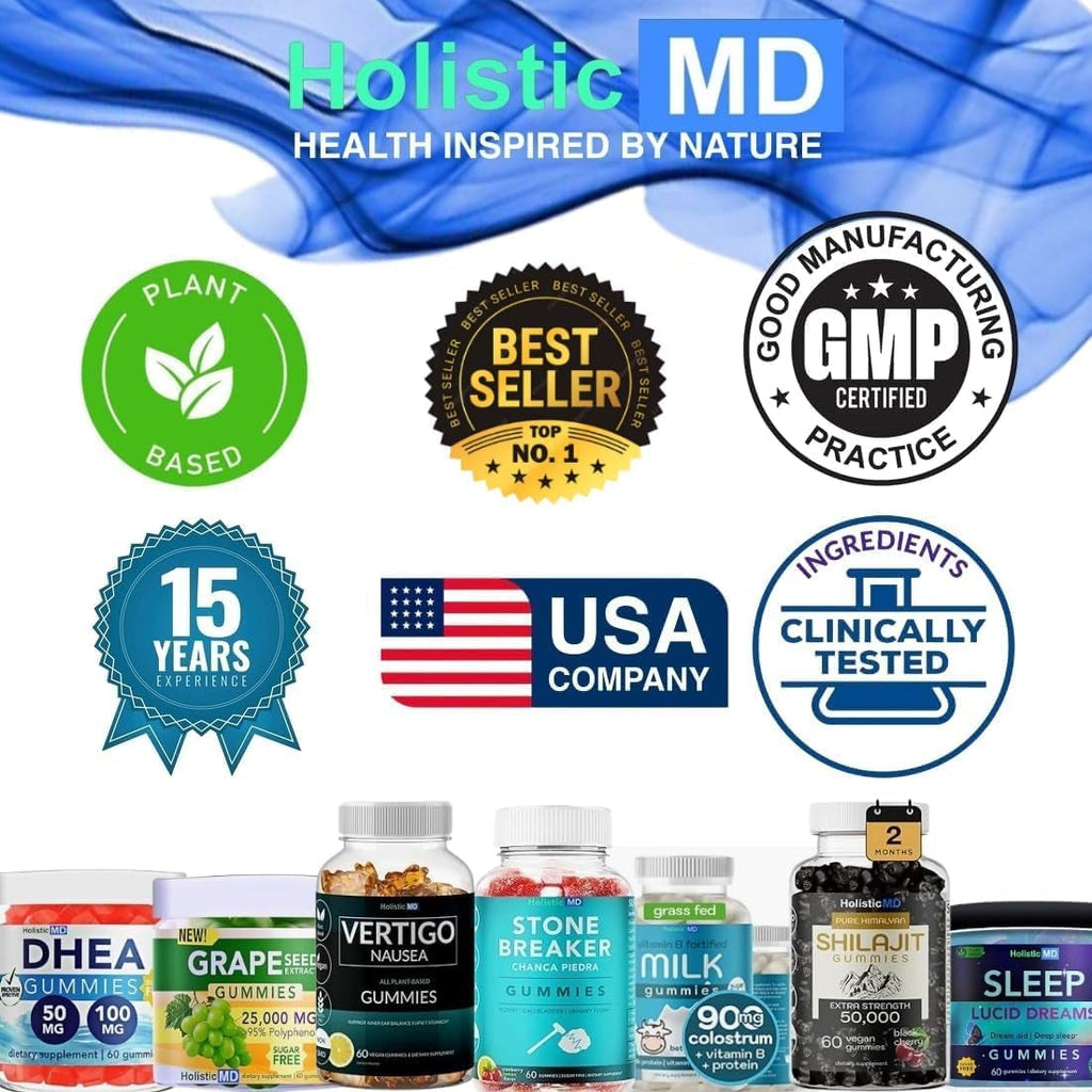 Methylene Blue for Humans USP Pharma Grade 7Mg and 14Mg Dose - 3Rd Party Certified Quality - Sugar Free Vegan - Berry Flavor 60 Gummies
