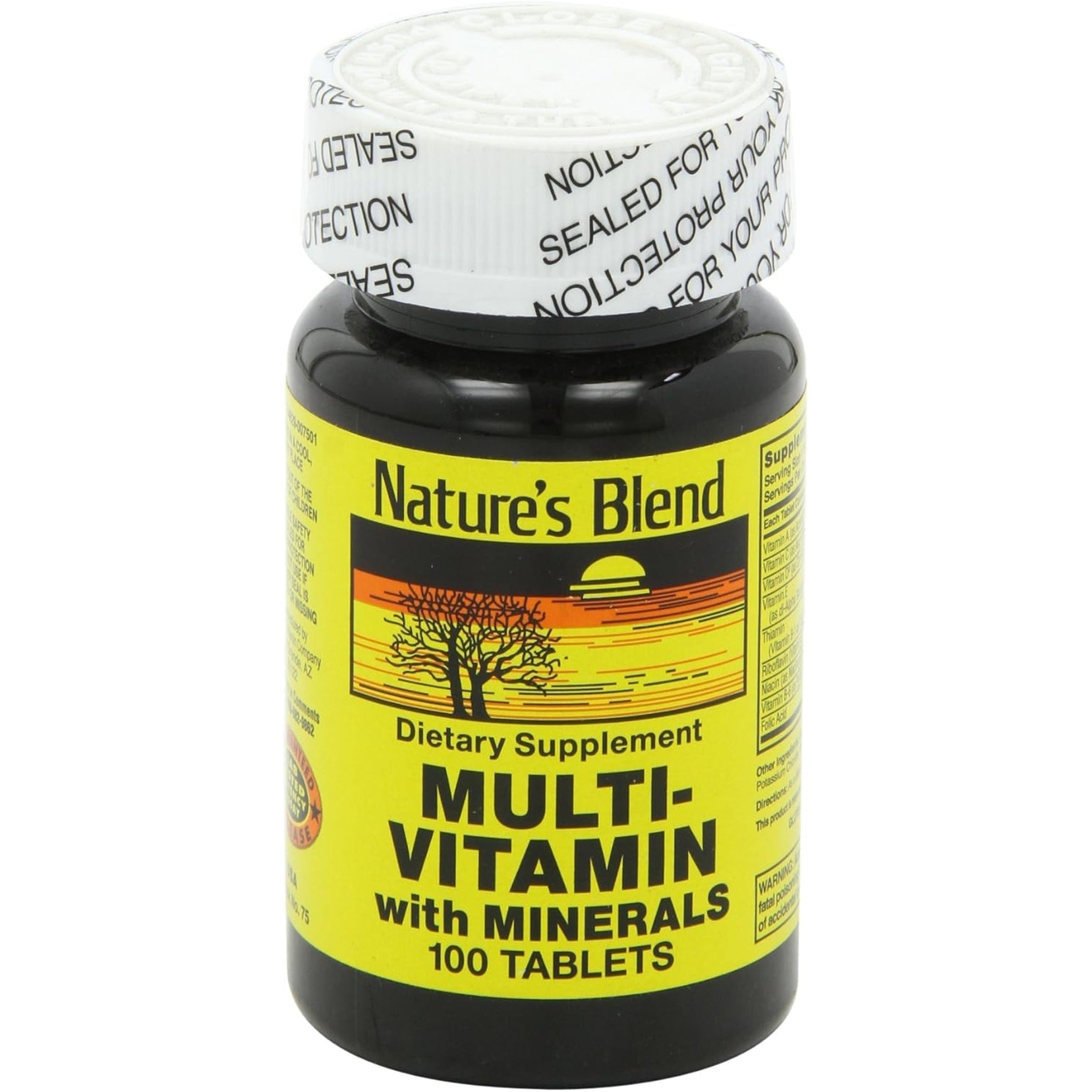 Nature'S Blend NAT B MULTIVITAMIN & MIN TB, Assorted, 100 Count