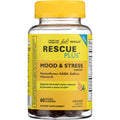 Bach Rescue plus Mood & Stress Support Gummies, Daytime Dietary Supplement with Passionflower, GABA, Saffron & Vitamin D, Natural Orange Flavor, Vegan & Gluten-Free, 60 Count