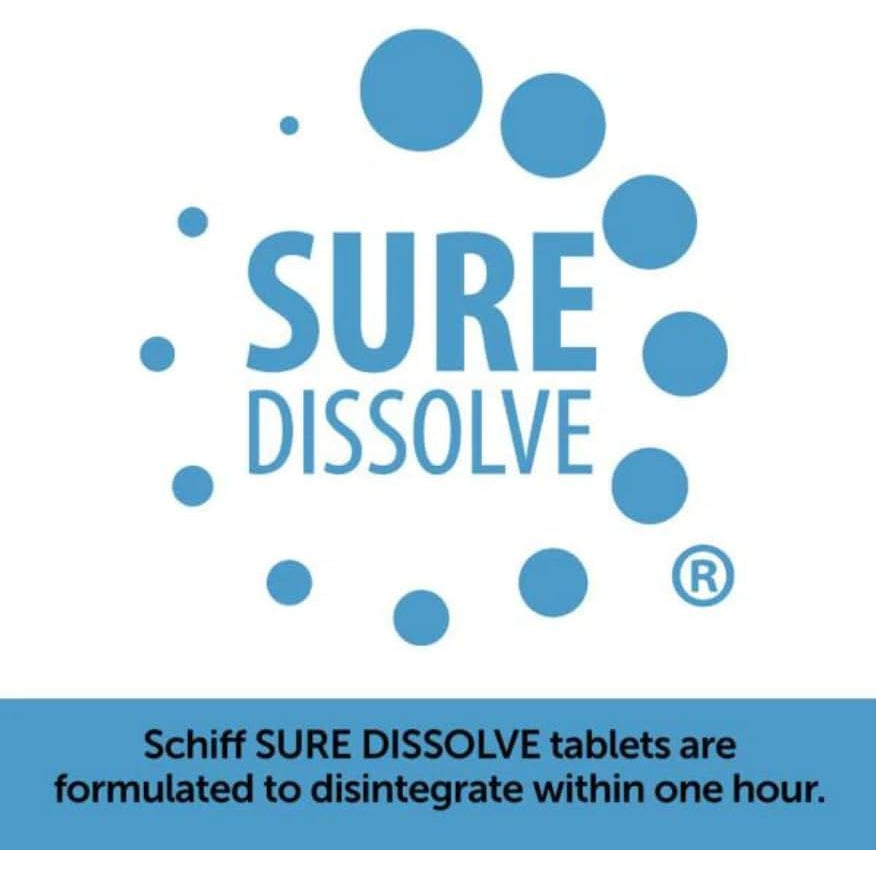 Schiff Glucosamine 2000Mg with Vitamin D3 and Hyaluronic Acid, 150 Tablets - Joint Supplement