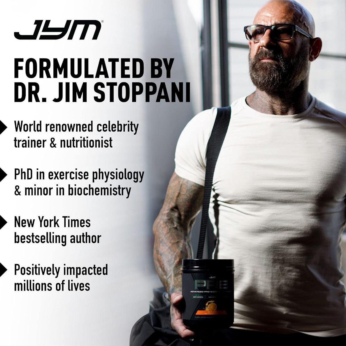 Probio JYM Performance Probiotic, Heart, Gut, Immune Health, Athletic Recovery, and Body Composition for Men & Women, 30 Day Supply