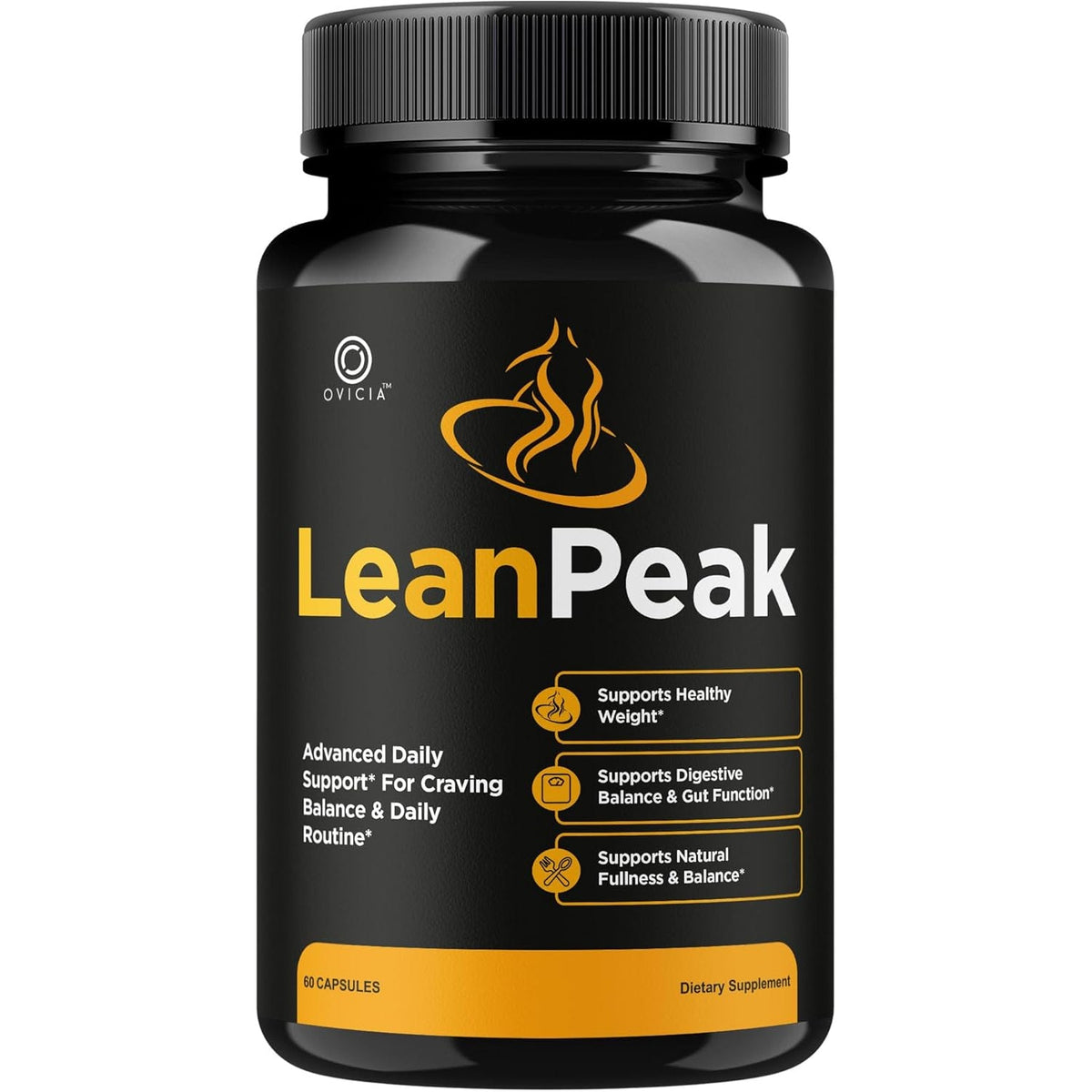 Lean Peak - Lean Peak Advanced Capsules Support Premium Formula, Leanpeak Pills Maximum Strength All Natural for Overall Health and General Wellness Reviews, 60 Capsules for 1 Month