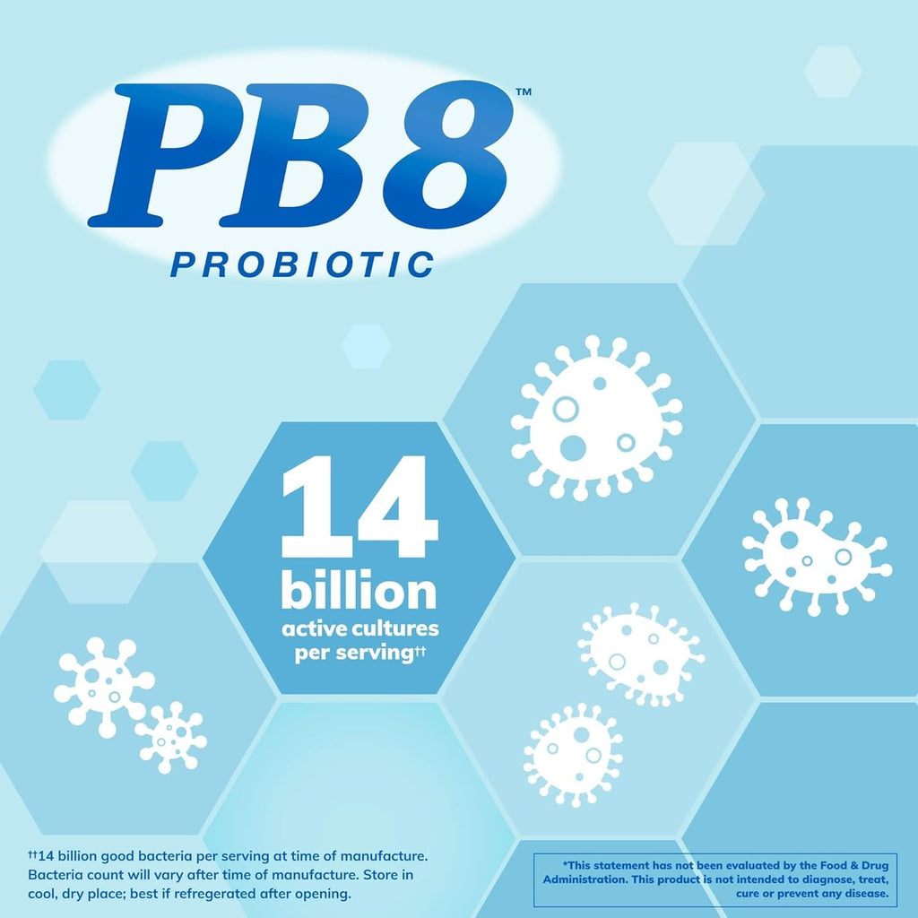 Nutrition Now PB 8 Probiotic Acidophilus for Life* Vegetarian Dietary Supplement for Men and Women, 120 Count