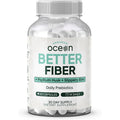 Organics Ocean Better Fiber - Daily Fiber Supplement - Soften Stool for Effortless Bowel Movements - with Psyllium Hulk and Slippery Elm - 90 Capsules