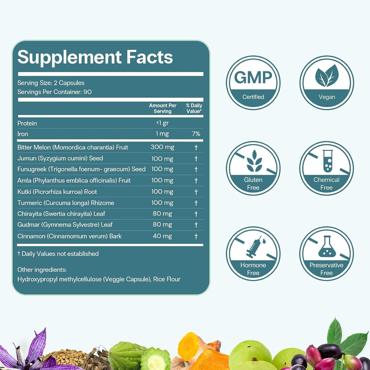 Curalin Blood Sugar Complex: 9 Herb Blend Cinnamon Bitter Melon Gymnema for Glucose Metabolism & Energy Support – Busy Workers & Senior Adults – Stress Lifestyle & Healthy Aging – 2 Trials, 180 Caps