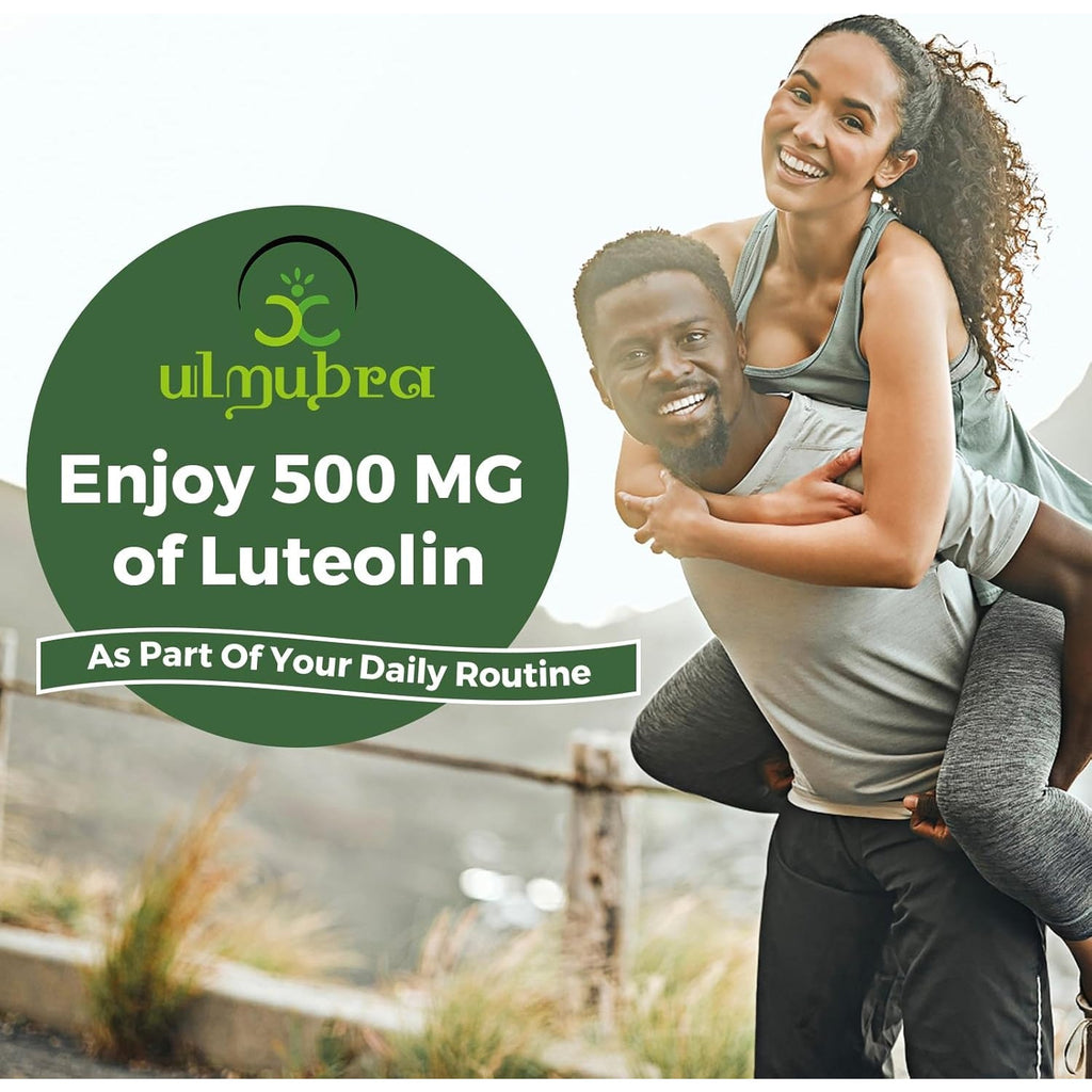 Ulmubra Liposomal Luteolin 500MG, Maximum Absorption, Potent Flavonoid, 60 Softgels, Luteolin Supplement, Non-Gmo, Gluten Free