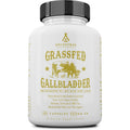 Ancestral Supplements Grass Fed Beef Gallbladder Supplements with Ox Bile and Liver, 500Mg, Liver and Gallbladder Support Complex Promotes Gallbladder & Digestive Health and Bile Flow, 180 Capsules