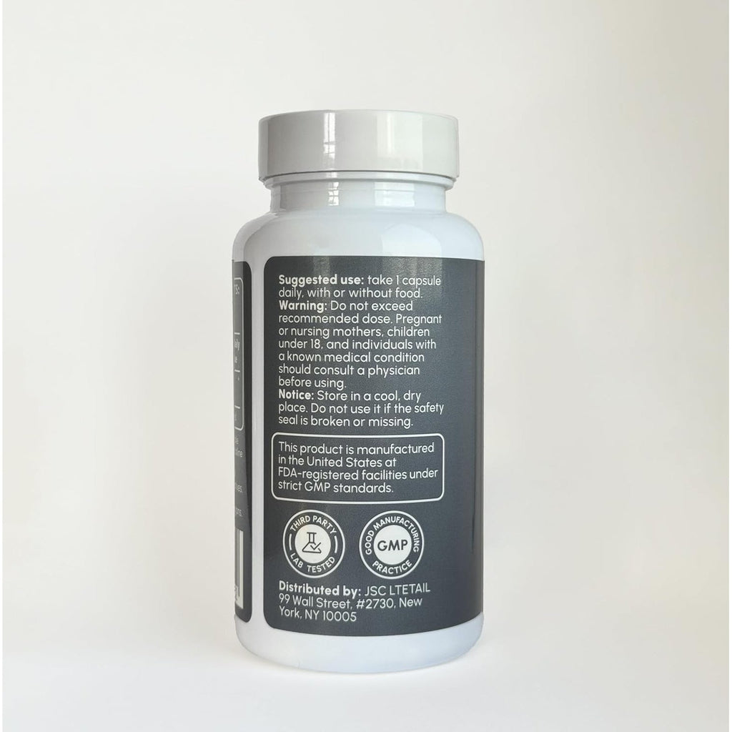 Partiqlar Spermidine Supplement 8Mg - High Purity Wheat Germ Extract for Autophagy & Cellular Renewal - Advanced Anti-Aging & Longevity Support - 60 Veggie Capsules