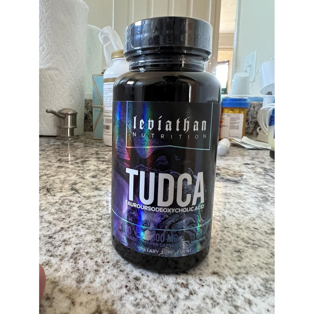 Leviathan Nutrition TUDCA Bile Salts 300Mg - Tudca (Tauroursodeoxycholic Acid) Supplement 60 Capsules