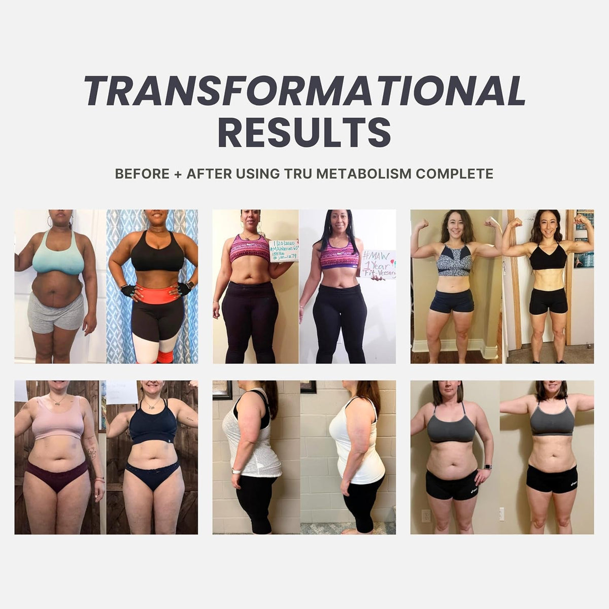 TRU Supplements Metabolism, Advanced Fat Loss, Fight Cravings, Boost Mood, No Jitters or Crash, 30 Servings