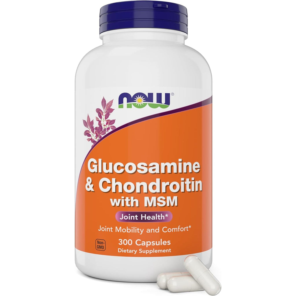 Now Glucosamine & Chondroitin with MSM, 300 Capsules