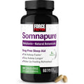 Force Factor Somnapure Drug-Free Sleep Aid for Adults for Occasional Sleeplessness with Melatonin & Valerian, Non-Habit-Forming Sleeping Pills, Fall Asleep Faster, Wake up Refreshed, 60 Tablets