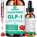 GLP-1 Supplements Drops | 9-In-1 Premium GLP1 Boost W. Berberine, Ceylon Cinnamon, Green Tea Extra- Ct Eriocitrin, Naturally GLP 1 Support for Metabolism & Gut Digestion丨Raspberry, Sugar Free