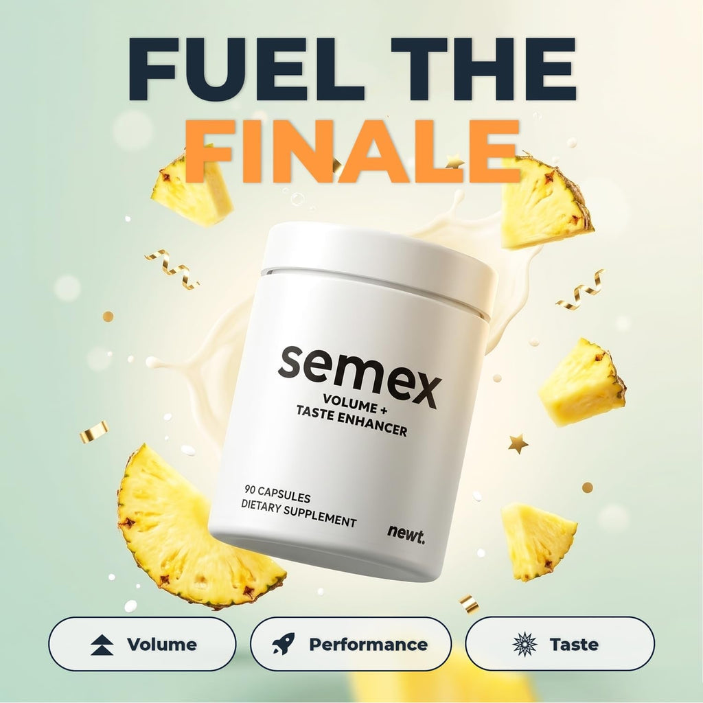 SEMEX™ Semen Volume Booster – Doctor Formulated Natural Support for Male Sperm Health, Load Volume Boost & Stamina, Male Fertility Supplement – Made in USA – 90 Count