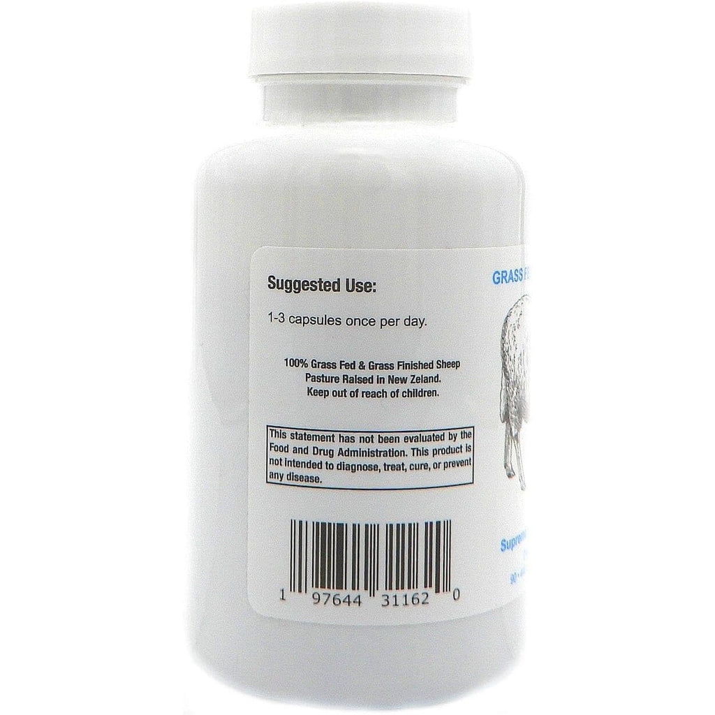 Supreme Nutrition Sheep Testicle - 100% Grass Fed and Finished in New Zealand, 90 Capsules of Pure Ovine Testicle