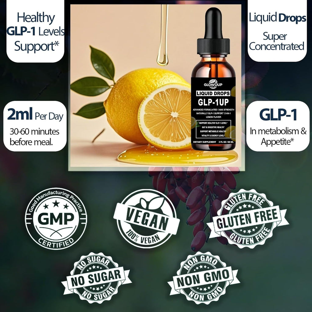 Berberine Supplement Liquid for Women & Men, Liposomal Berberine with Ceylon Cinnamon Green Tea Eriocitrin Curcumin & Aloe Vera for Metabolism & GLP-1 Booster, GLP 1 Drops 6X Stronger than Gummies