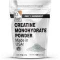 It'S Just! - Creatine Monohydrate Powder, Pure Creatine Powder, Made in USA, 3Rd Party Lab Tested, 5G per Serving, Scoop Included, No Fillers, No Added Flavor (Unflavored, 500G / 100 Servings)