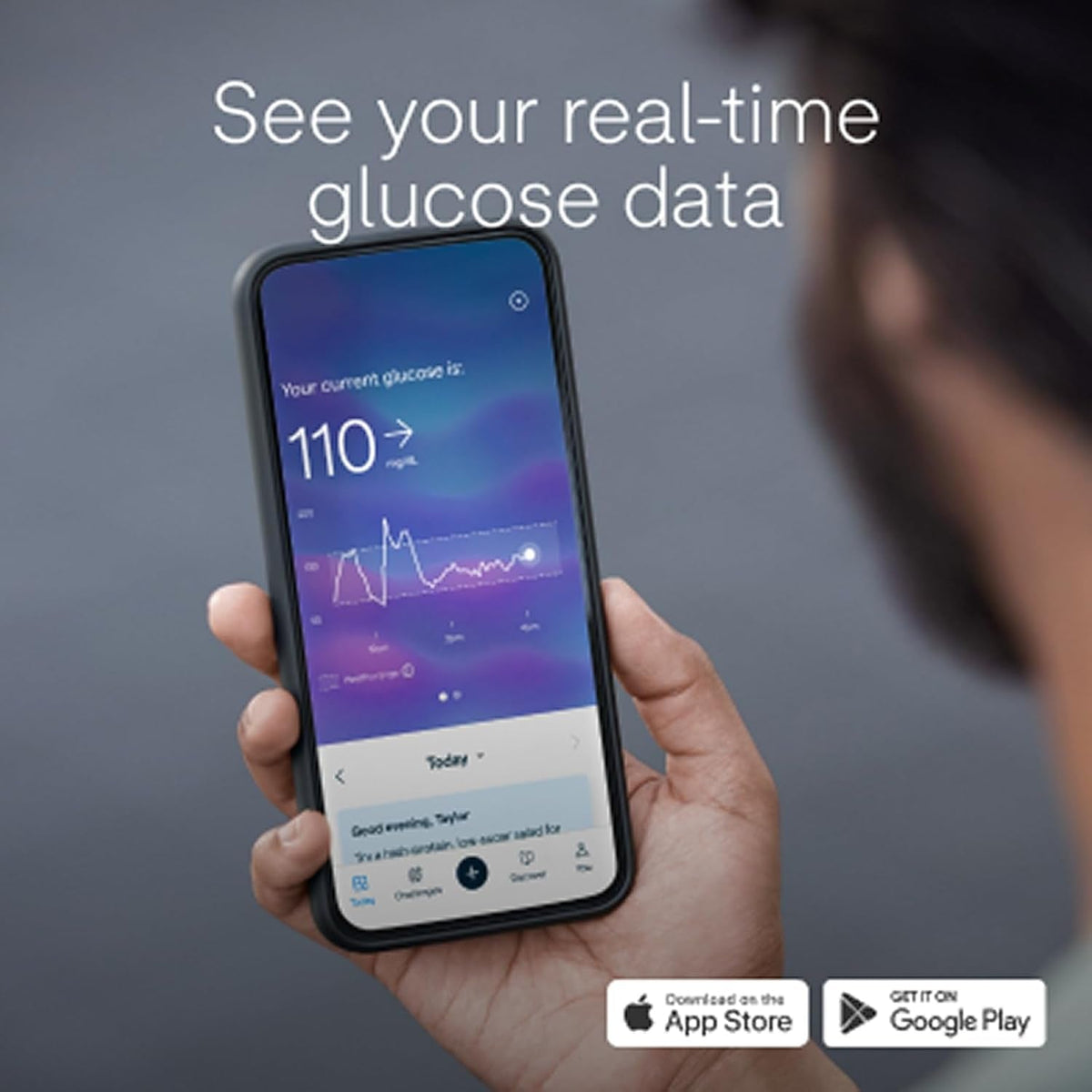 Lingo Continuous Glucose Monitor (CGM). Made by Abbott. Optimize Your Nutrition with Real-Time Glucose Data & Insights. 1 Lingo Biosensor Lasts up to 14 Days*. Works with Ios and Android. US Only.