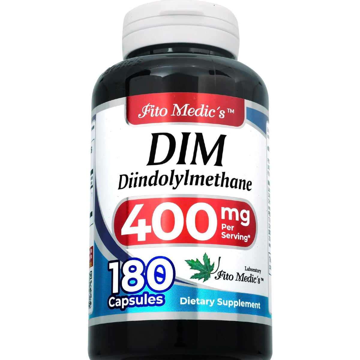 FITO MEDIC'S Lab | Dim Supplement |180 Capsules |400 Mg | Dim | Diindolylmethane | Dim Supplement 400Mg | Ultra High Absorption.