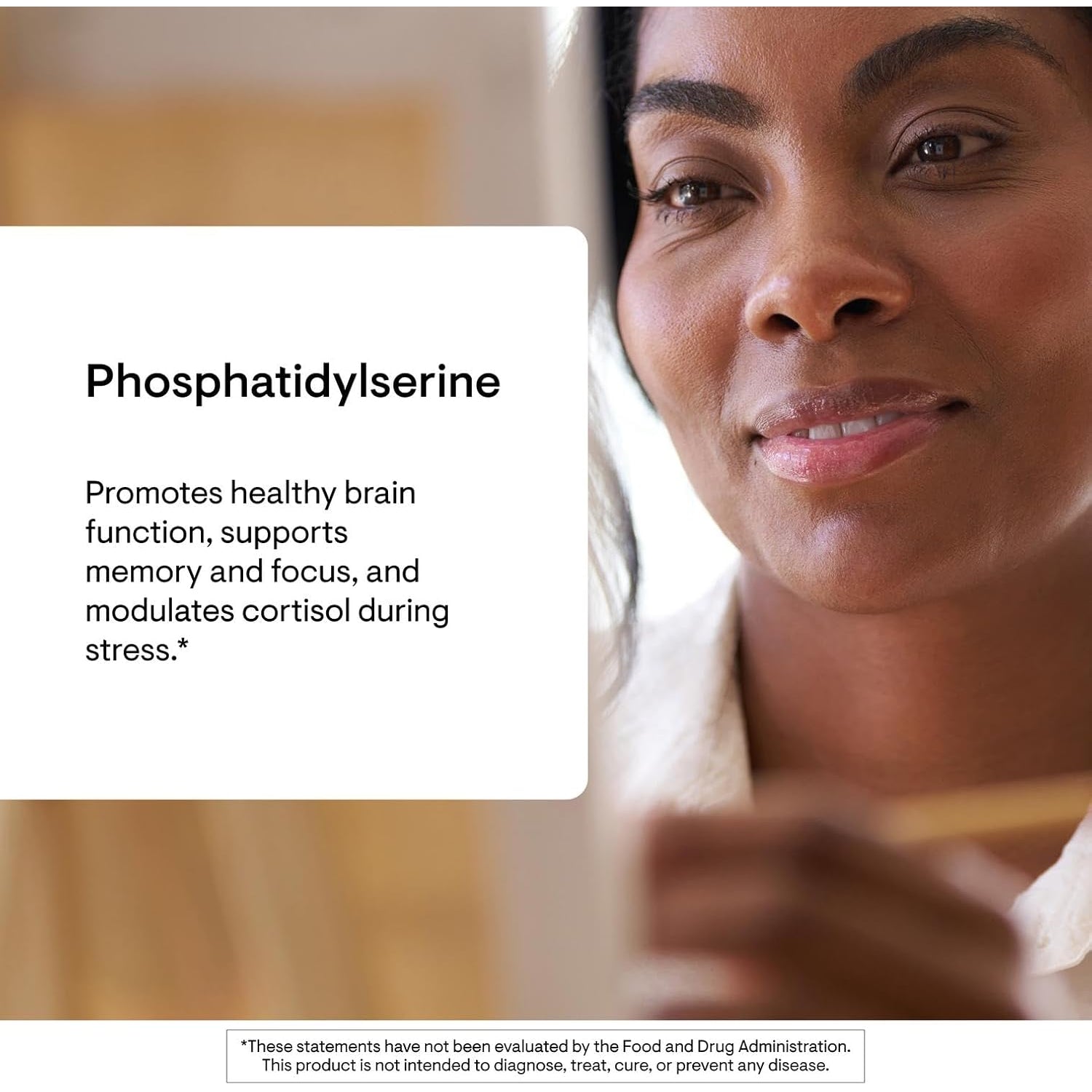 THORNE - Phosphatidylserine - Supports Healthy Brain Function, Memory & Focus - Helps Regulate Cortisol during Stress* - Third-Party Certified - Gluten-Free, Dairy-Free - 60 Capsules
