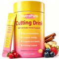 GLP-1 Cutting Drink Mix | Berberine, Cinnamon, Yerba Mate, 5-HTP & FOS | Supports Satiety, Energy & Gut Health | Strawberry Açaí Flavor | Vegan, Sugar-Free - 30 Sticks (1 Box)