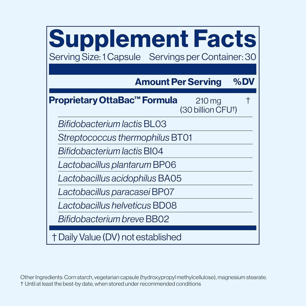 VSL4® Gut Daily Probiotics for Gut Health - 30B Cfus, Multi-Strain Digestive Support for Women & Men, Promotes Gut Balance & Regularity, Potent, Shelf-Stable Probiotic Supplement, 30 Capsules