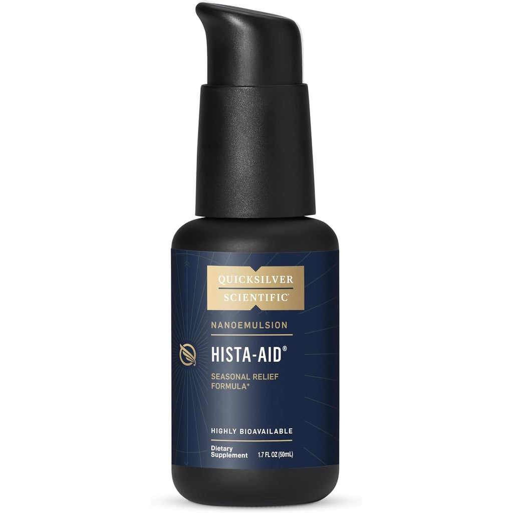 Quicksilver Scientific Nanoemulsified Hista-Aid - Flavonoids to Help Maintain Healthy Histamine Levels - Liposomal Vitamin C, DIM, Luteolin & Quercetin Liquid (50Ml)