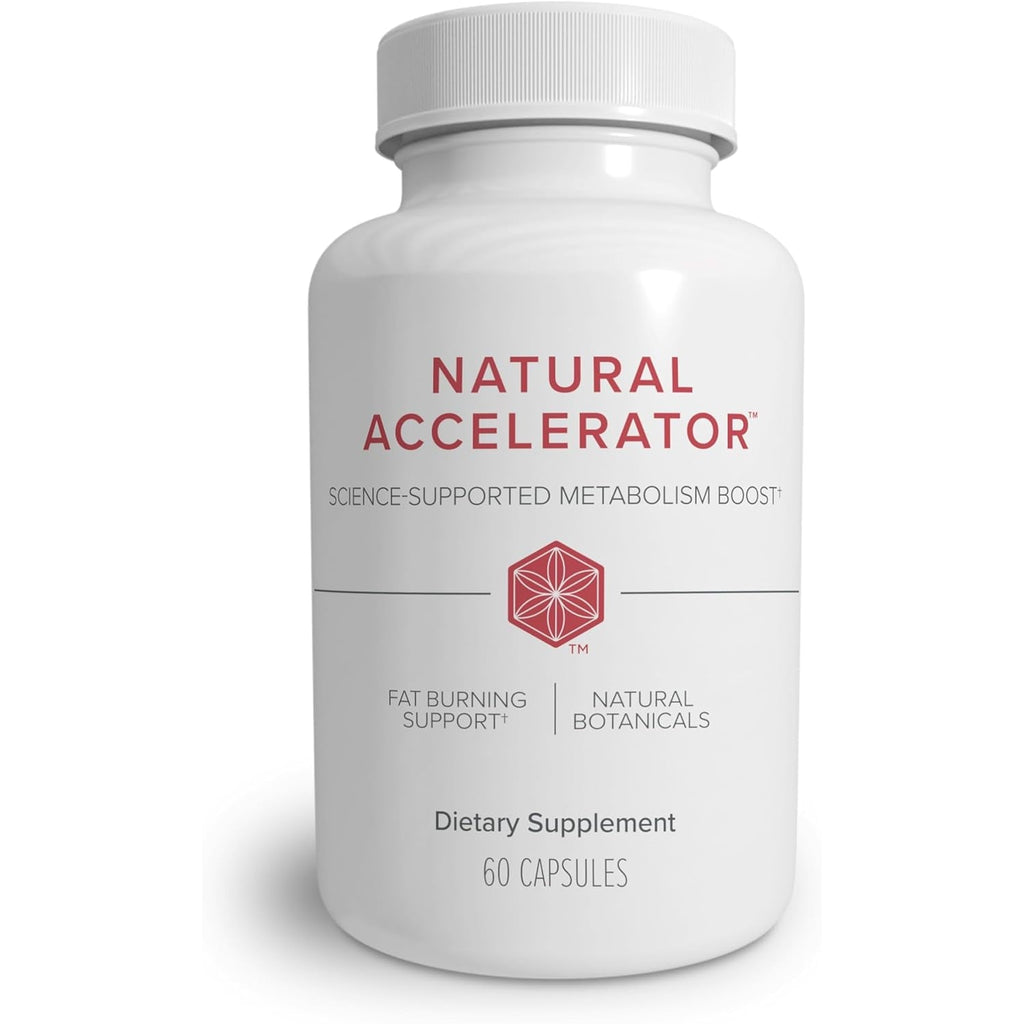 Isagenix Natural Accelerator New Blend Supports Enhanced Metabolism Features Sinetrol Patented and Clinically Studied Ingredient Supports Fat Burning with Thermogenic Cayenne Lemon Verbena Guarana