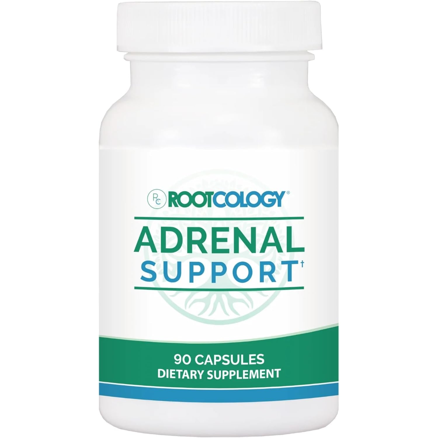 Rootcology by Dr. Izabella Wentz | Adrenal Support | Adaptogenic Herbal Formula with Vitamin B6, Licorice & N-Acetyl-L-Tyrosine | 90 Capsules