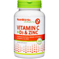 Nutribiotic – Vitamin C + Vitamin D3 & Zinc, 100 Capsules | Potent, Comprehensive Immune Support | Essential & Antioxidant Daily Supplement | Gluten & GMO Free