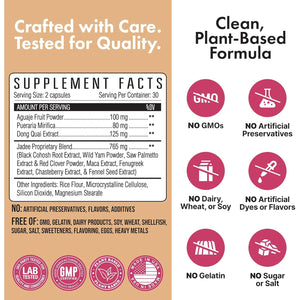 Smart Weight Gainer for Women – Booty Pills, Curves & Shape Support for Healthy Weight Gain, Hips & Glutes – Easy Alternative to Shakes – 60 Pills with Aguaje, Pueraria Mirifica, Dong Quai & More