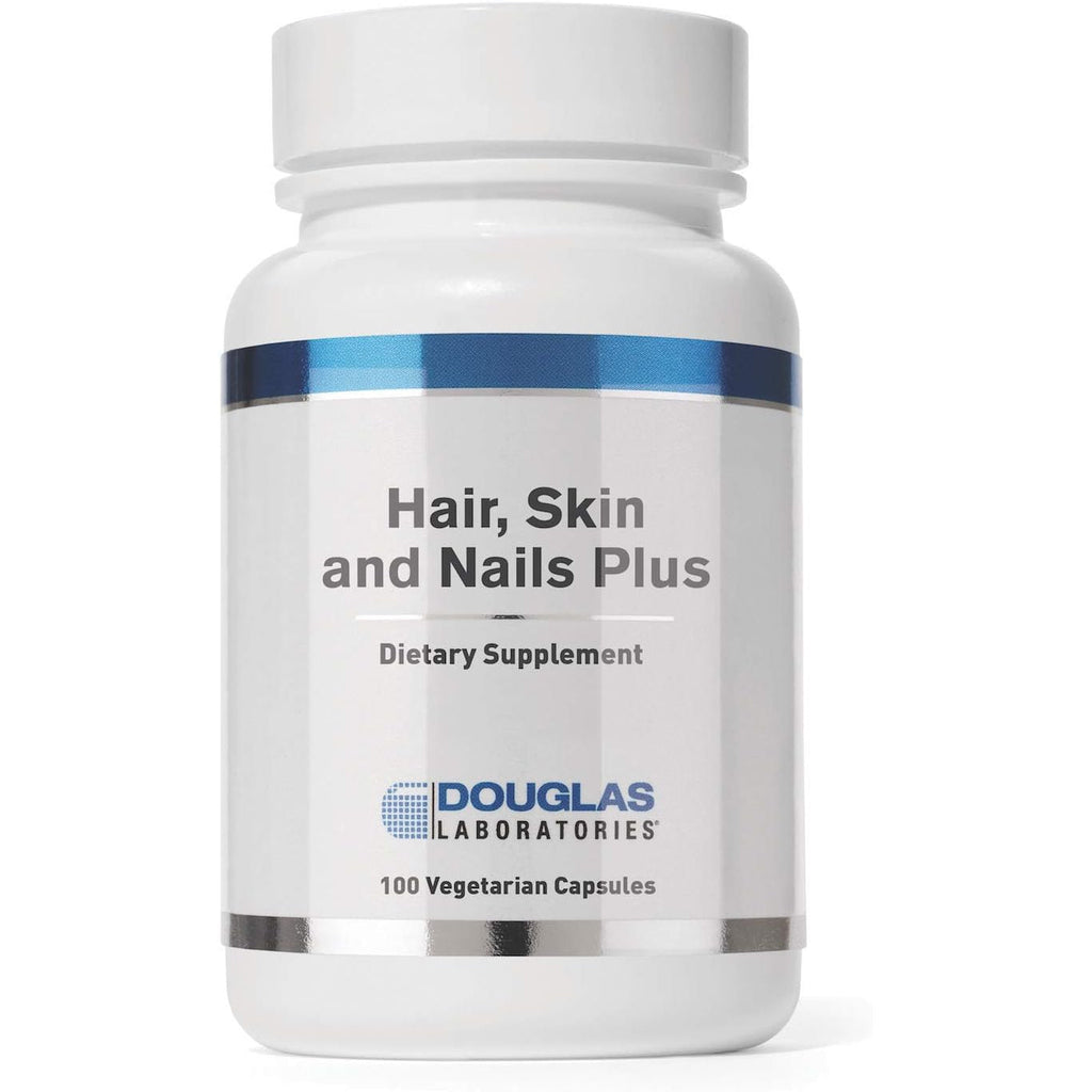 Douglas Laboratories Hair, Skin & Nail plus | Vitamins, Minerals, and Nutrients Formulated to Support Healthy Hair, Skin, and Nails | 100 Capsules