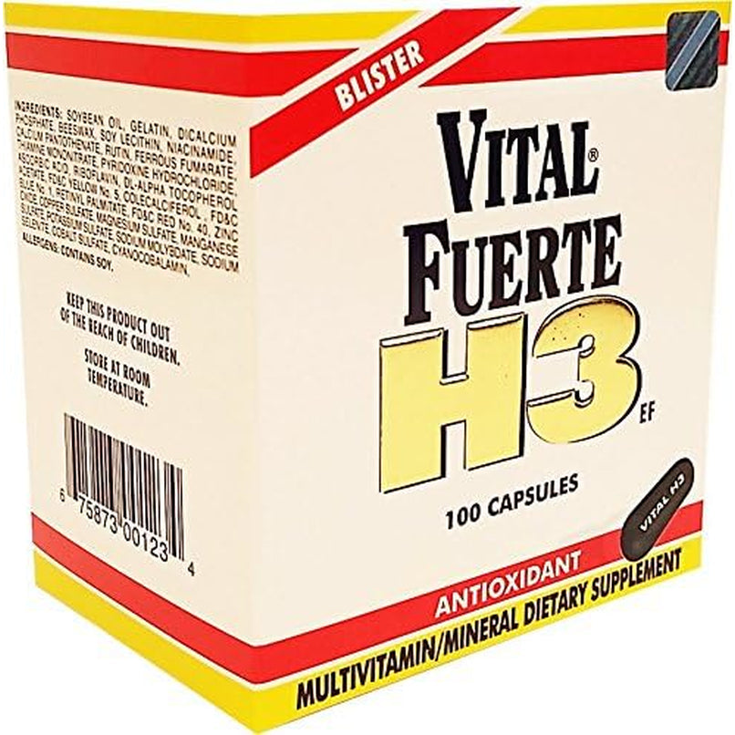 H3 100 Cap - Multivitaminico (Pack of 1)