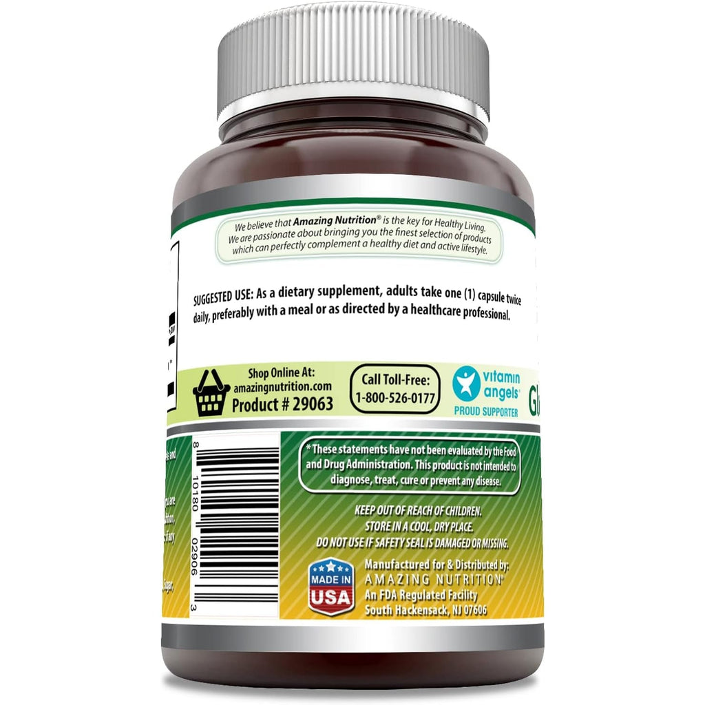 Amazing Formulas Glucosamine Sulfate 1000 Mg Capsules Supplement | Non-Gmo | Gluten Free | Made in USA (Unflavored)