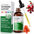 Actora Thyroid Support Liquid Drops, Kindled Thyroid Support Drops with Selenium Zinc Lodine L-Tyrosine Ashwagandha for Hormone Balance - Mood & Energy Supplement - 4 Fl. Oz. (120Ml)