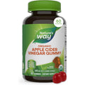 Nature'S Way Organic Apple Cider Vinegar Gummies, 500 Mg Organic Apple Cider Vinegar per 2-Gummy Serving, Apple Flavored, 60 Gummies (Packaging May Vary)