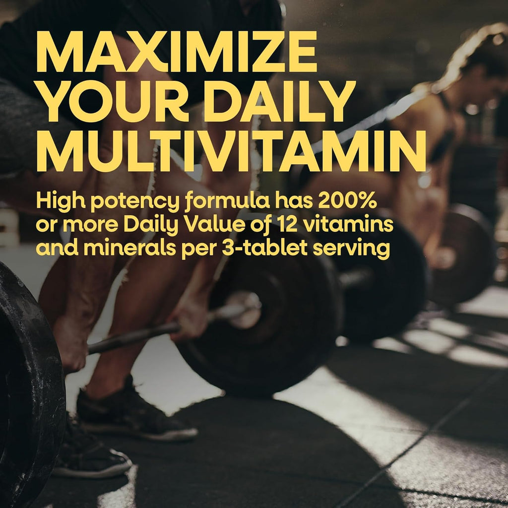 Nature'S Way Alive! Max3 Potency Daily Multivitamin with Iron, High Potency Adult Multivitamins to Support Cellular Energy Metabolism, Heart, and Muscle Function* for Women & Men, 90 Tablets
