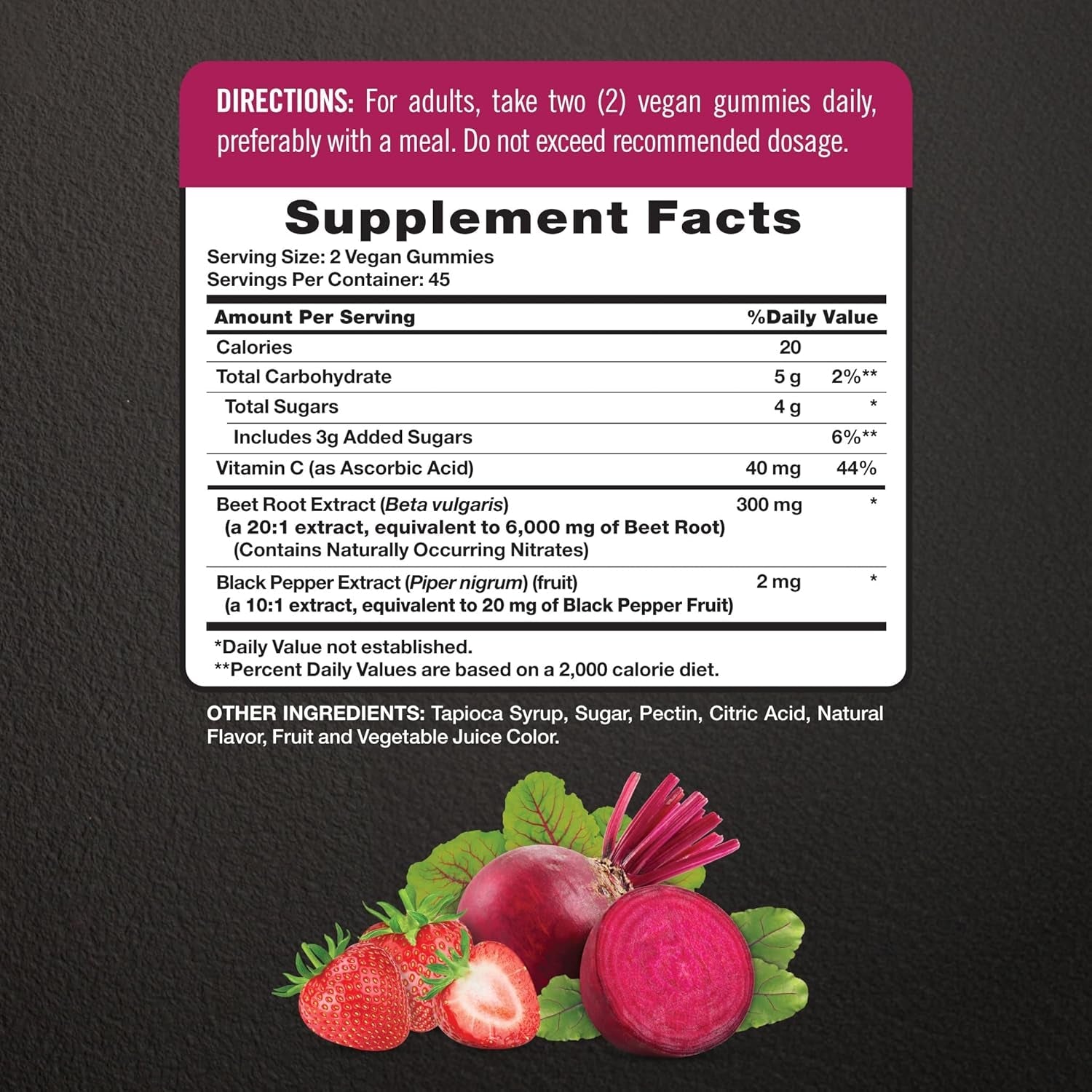 Nature'S Truth Nitric Oxide Beet Root Gummies | 90 Count | with Nitrates | for Men and Women | Vegan, Non-Gmo & Gluten Free Supplement