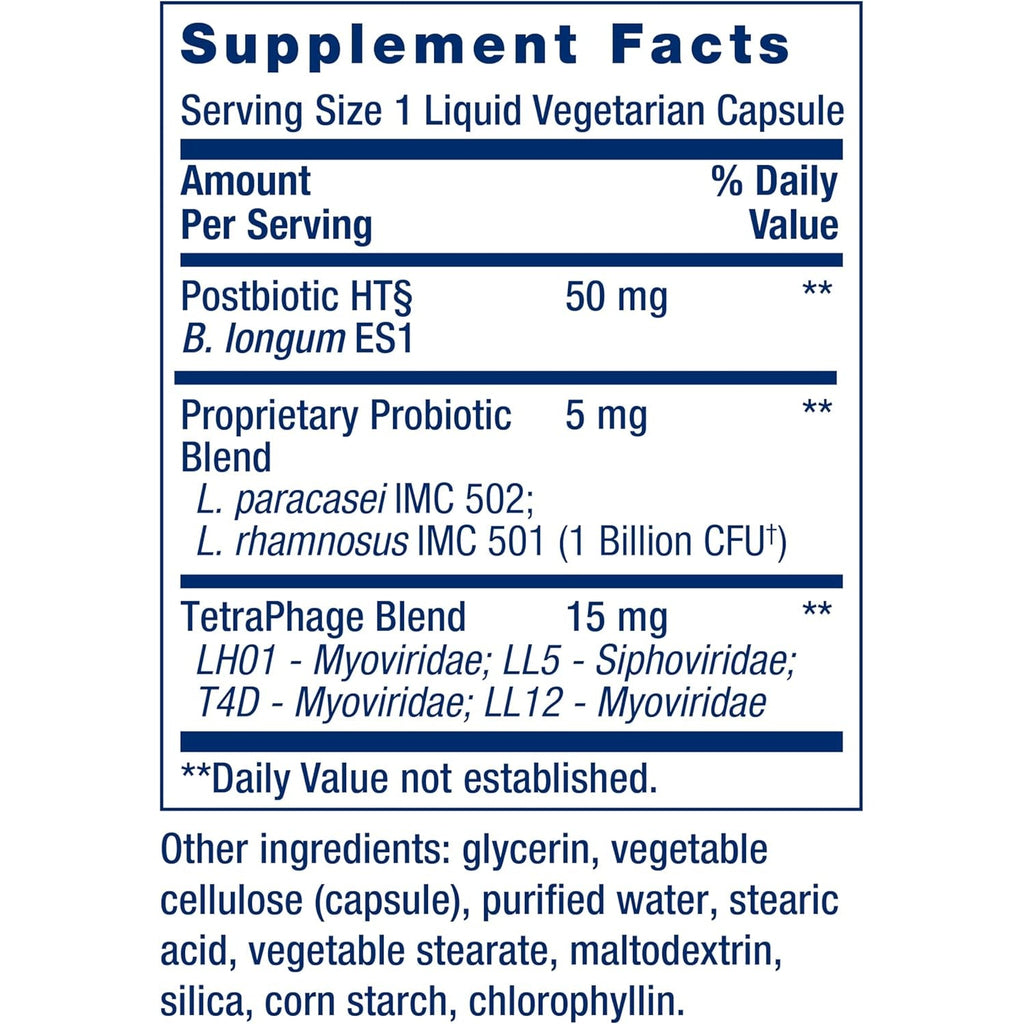 Life Extension FLORASSIST® Probiotic GI with Phage Technology, Digestive Health Supplement, Microbiome Balance, Gut Health, Gluten Free, Vegetarian, 30 Capsules
