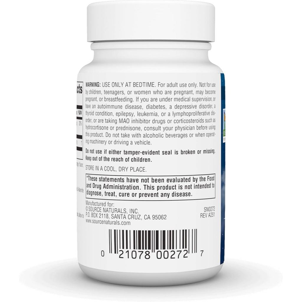 Source Naturals Melatonin 2.5 Mg - 120 Orange Flavored Lozenges