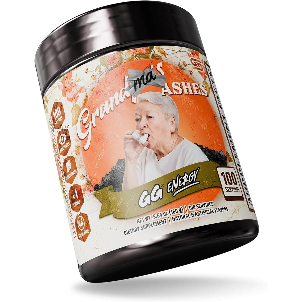 Gamer Supps GG Energy - Grandma'S Ashes by Goons (100 Servings) - Keto Friendly Gaming Energy and Nootropic Blend, Sugar Free + Caffeine + Vitamins + Immune Support, Powder Drink